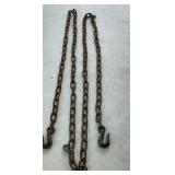 14 feet of tow chain. Two hooks.