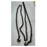 16 feet of tow chain. Two hooks.