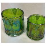 Harvest grape iridescent lime green carnival