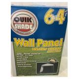 Quick shade wall panel