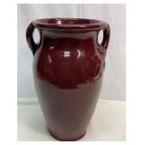 Large Vtg two handle crock vase