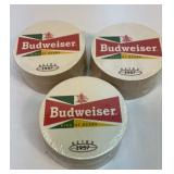 75 new Budweiser coasters. Retro 1957