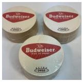 75 new Budweiser coasters. Retro 1952