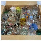 Box full. two layers of shot glasses. Approx. 80