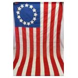 13 star cloth flag. 3 x 5.