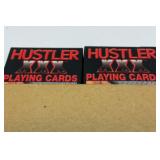 Hustler playing cards. See description.