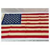 Vtg cloth 50 star flag