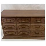 Six drawer dresser jewelry box