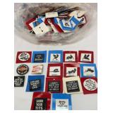 Suggestive and drug related pins. Roughly 140.