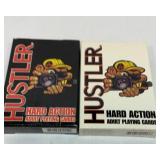 Hustler playing cards. See description.