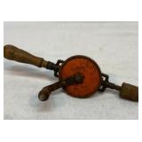 Dual gear hand drill