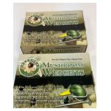 Two new boxes mushroom weights for decoys