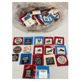Suggestive and drug-related pins. Roughly 140.