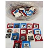 Suggestive and drug related pins. Roughly 140.