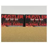 Hustler playing cards  See description.