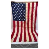 Cloth American flag. 3 x 5.