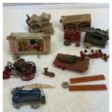Antique circus wagons