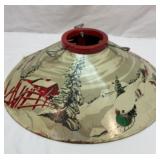 1968 Vtg Coloramic metal tree stand with box