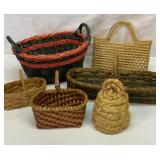 Baskets and a purse. Some old.