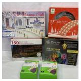 New Christmas light stakes and lights