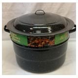 21 quart granite ware canning pot with rack