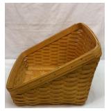 Large Longaberger sloped basket
