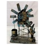Tin windmill music box