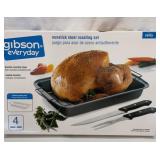 New nonstick steel roasting set with knives