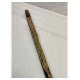 51 inch carved Santa walking stick
