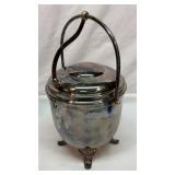 Vtg Bristol silver plate ice bucket