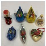 Older plastic diorama ornaments, etc.