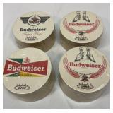 Bud retro coasters. 1936, 1957, and two 1948