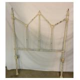 Antique metal bed frame or garden trellis