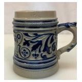 German stoneware salt glaze mug. Westerwald?
