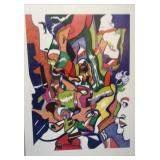 MCM abstract faces by Frasier Leonard