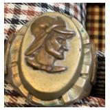 Brass? Ring with character plaques