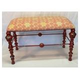 Metal legs and frame bench stool