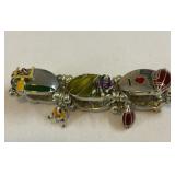 Football charm bracelet