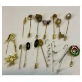 Collection of stickpin brooches