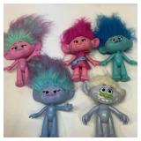 Five Troll figures