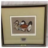 1981 Federal duck stamp print.  Wilson
