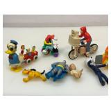 Various vintage toys.  ET, Donald Duck, etc