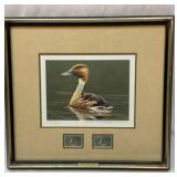 1986 Federal duck stamp print.  Burton Moore Jr