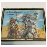1976 Lone Ranger Tonto hologram belt buckle