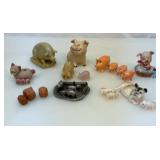 Collection of little pigs and piglets
