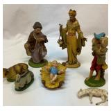 Pieces of nativity set. made in Italy