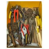 Mostly pliers and wrenches