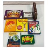 Card games and quiz packs