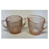 Jeanette Doric and Pansy sugar and creamer