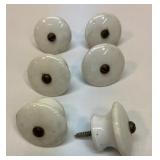 Old porcelain cabinet knobs